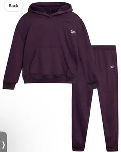 NWT Girls Reebok 2-Piece Set Sweatsuit Sz  6x Plum  $48 - Picture 1 of 9