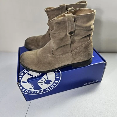 BIRKENSTOCK Mujer Botines Botín SARNIA Cuero Taupe Cremallera Lateral 7/7.5 - 38 Foto 1 de 4