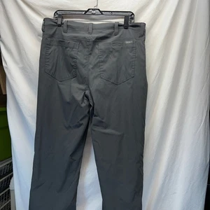 Eddie Bauer Fleece Lined Tech Pants Water Resistant Charcoal Gray 36x34 - Picture 1 of 7