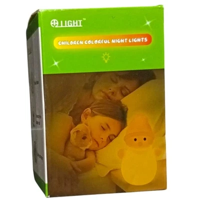 Mini muñeco de nieve a batería de Navidad luz nocturna sueño luz nocturna niños bebé Foto 1 de 4