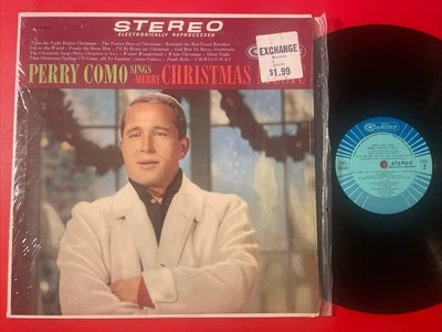 Perry Como Sings Merry Christmas Music LP RCA Camden Stereo Holiday + Shrink EX - Image 1 of 4