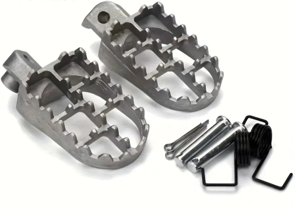 Stainless Steel Foot Peg Rest Footpegs For KAWASAKI KLX110 2002 - 2011 2012 2013 - Изображение 1 из 1