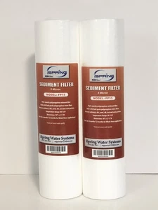 iSpring FP15 Replacement Sediment Filter, 10" Inline Quick Connect for RO 2 Pack - Picture 1 of 1