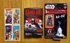 Star Wars Pflaster und Figur R2-D2 4 Menko alte Vintage Karten selten - Bild 1 von 2