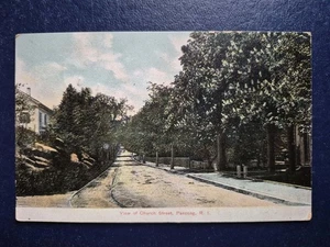 Pascoag, RI.  Vista de Church Street - Postal de 1910 - Imagen 1 de 2