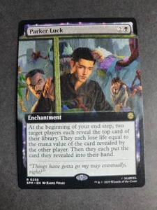 Parker Luck (Extended Art) Rare MTG Spider-Man - Picture 1 of 2
