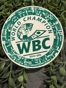 Carta Promo WBC Campione del Mondo 5" - Consiglio Mondiale di Pugilato dal 1963 - Logo Verde - Foto 1 di 3