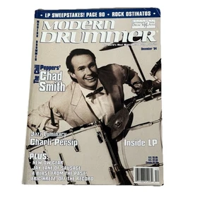 Modern Drummer Magazine December  1994 Chad Smith Red Hot Chilli Peppers Cover - Picture 1 of 1