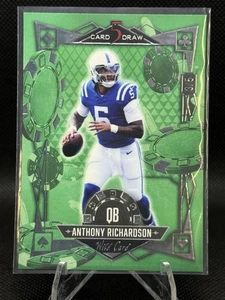 2024 Wild Card 5 Card Draw 3/5 Anthony Richardson - Imagen 1 de 2