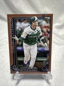 2024 Topps Series 2 Gold Border /2025 - #467 Hunter Goodman, COL Rockies - Picture 1 of 3