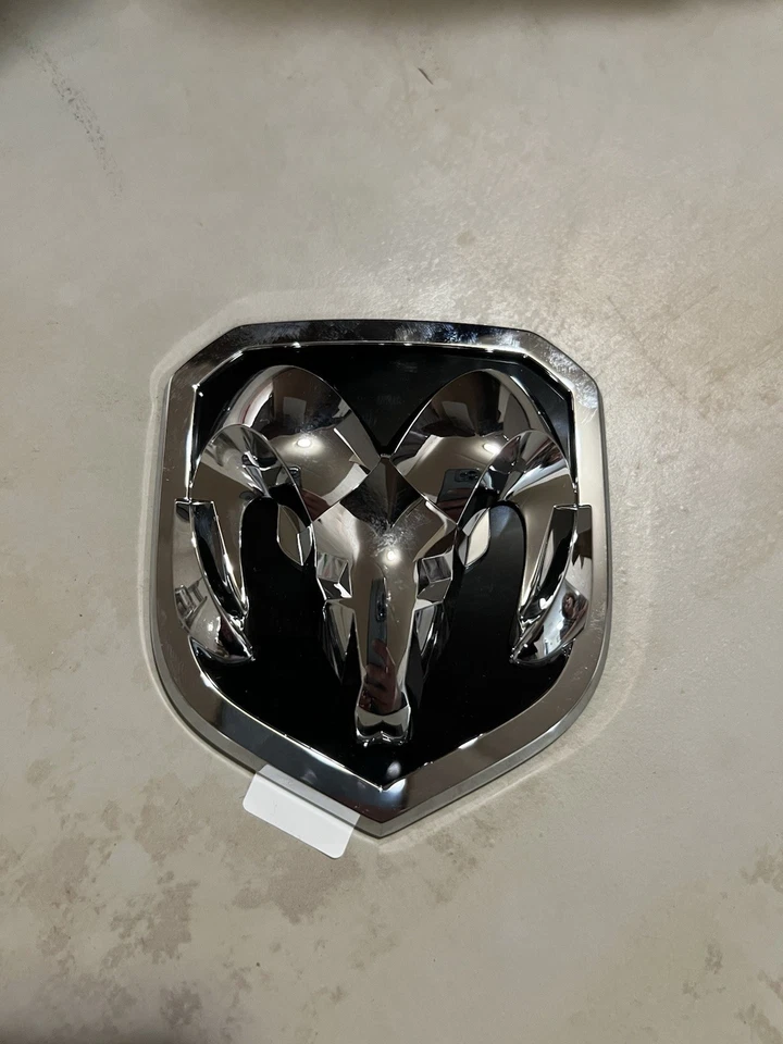 2013-2018 RAM 1500 2500 3500 Front Grille Ram Head Grill Emblem Badge Chrome - Image 1 of 1