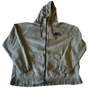 Nike NFL Seattle Seahawks zip up hoodie 3XL - Gray w Blue - Picture 1 of 6