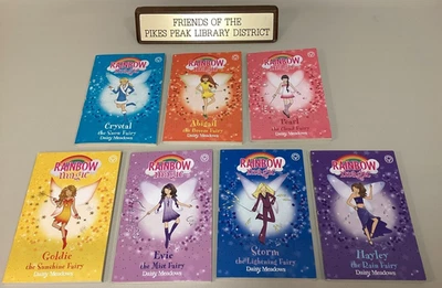 Lot of 7 RAINBOW MAGIC WEATHER FAIRIES 1-7 Set Complete Daisy Meadows - Image 1 of 4