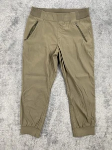 Eddie Bauer First Ascent Womens 6 Pants  Olive Green Performance Joggers Outdoor - Picture 1 of 17