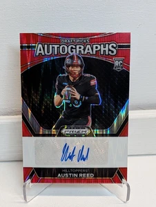 2024 Panini Prizm Draft Picks Red Prizm #2/5 Austin Reed #DPA-ARD Rookie Auto - Picture 1 of 12
