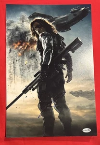 Sebastian Stan WINTERSOLDAT Marvel Film signed Autogramm 11x17 Foto JSA - Bild 1 von 2