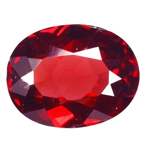 1,67 quilates cinco estrellas perfecto ovalado 8 x 6,2 mm ¡Rodolita roja rosada 100 % natural! - Imagen 1 de 4