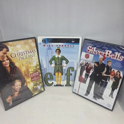 Christmas Holidays DVD Lot - Elf + Silver Bells + The Christmas Pageant 2 new - Image 1 of 4