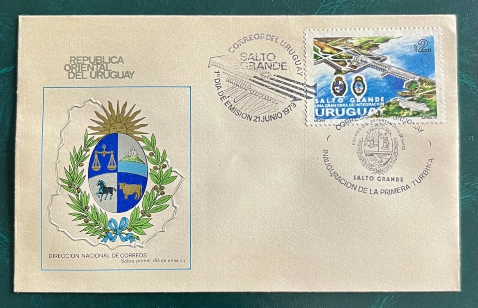URUGUAY * "SALTO GRANDE" - FDC - Image 1 of 1