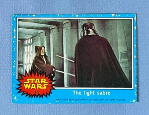 1977 Topps Star Wars Blue Series 1 - The light sabre #45 - Picture 1 of 2