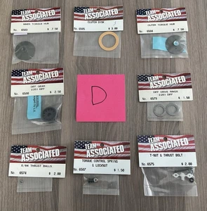 Vintage Team Associated Rc 10 Rc10T Gold Pan Stealth Transmission Parts lot D - Picture 1 of 1