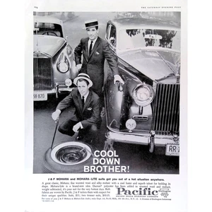 Ropa para hombre 1960 anuncio estampado Pacific Mills lana peinada refrescarse Brother 11x14 - Imagen 1 de 3