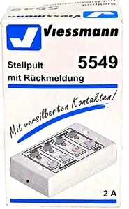 Viessmann 5549 Universal Push-Button Control Panel 8 Built In Red And Green LEDs - Picture 1 of 9