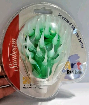 New Y2K Sunbeam Art Light Bulb  Retro Neon Green Drip style Light Bulb - Image 1 of 4