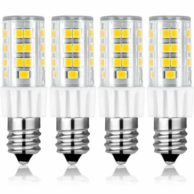 Luxrite Dimmable E12 LED Bulbs T4/T3 40W Equivalent 5000K 500lm ETL (4-Pack) - Image 1 of 4
