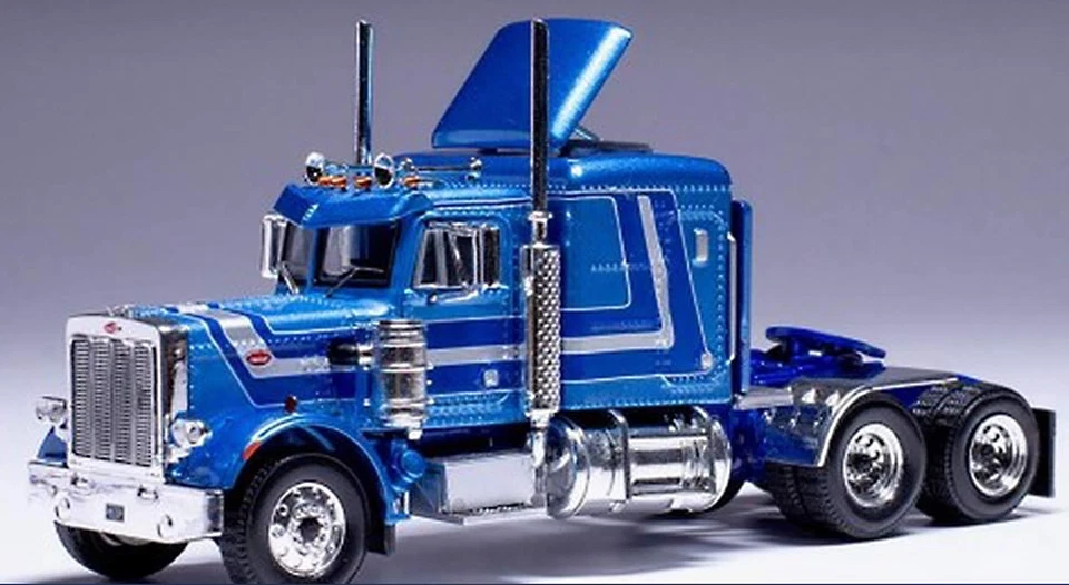 Ixo 64TR010B 1/64 Peterbilt 359 1973 Blu Modello Auto