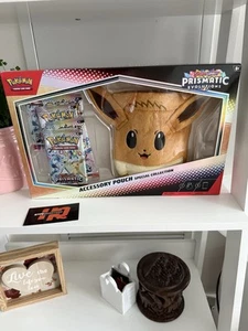 Pokemon Prismatic Evolutions Accessory Pouch Special Collection Box - Picture 1 of 3