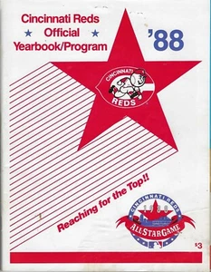 1988 - Cincinnati Reds Baseball Yearbook/Program in Excellent Condition - Picture 1 of 1