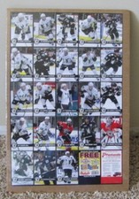 RARE 2014-15 WHEELING NAILERS UNCUT SHEET OF PLAYERS CARDS SHRINK WRAPPED 