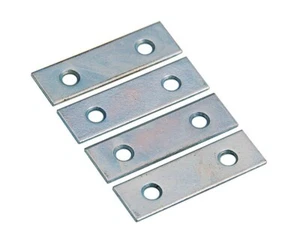 WILSON 2"  Mending Plate With Screws - 4 Per Card Zinc Plated 22520 - Picture 1 of 1