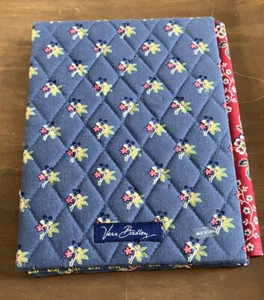 Vera Bradley Picture Frame Book Villa Red Holds 2 4x6" Photos Floral Quilt - Picture 1 of 3