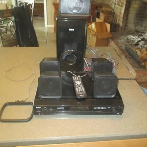 RCA RT2906 Digital Sound Processor Bundle Receiver, Speakers, Subwoofer, Remote - Picture 1 of 10