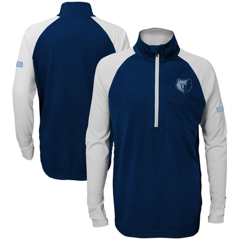Outerstuff NBA Youth Boys Memphis Grizzlies Destined 1/2 Zip Pullover Cover