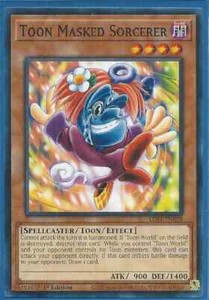 Yugioh - Toon Masked Sorcerer - 1st Edition Card