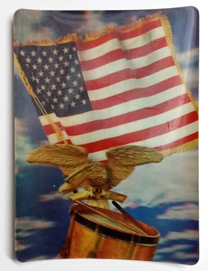 I Pledge Allegiance Flag Tarjeta Postal Lenticular 3D Novedad Coleccionista Serie Tarjeta - Imagen 1 de 2