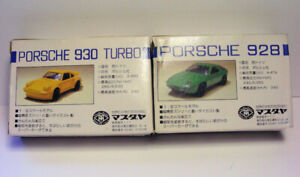 MASUDAYA : Lot de 2 kits de voitures,  1/87 HO. PORSCHE 930 TURBO et 928