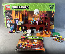 lego minecraft nether fortress 21122 set 100% COMPLETE with instructions 