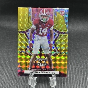Brian Branch ROOKIE 2023 Mosaic Draft Gold Prizm /10 Lions RC - Picture 1 of 12
