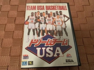 MD MEGA DRIVE USA DREAM TEAM BASKETBALL  JPN IMPORT NEW - Image 1 of 4