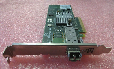 Brocade 415 Single Port 4GB Host Bus Adapter HBA PCI-E x8 1x SFP 80-1001683-02 - Image 1 of 4