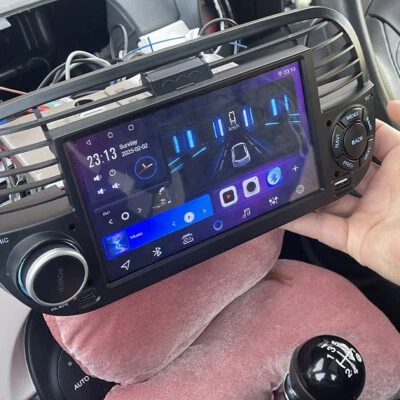 7" Per FIAT 500 2007-2015 Android 13 Per Apple Carplay Autoradio GPS Navi Stereo - Immagine 1 di 4
