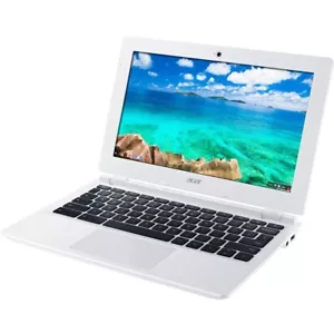 Acer 11.6" HD Chromebook Intel Celeron N2830 2.41 GHz 16GB SSD 2GB RAM Webcam - Picture 1 of 3