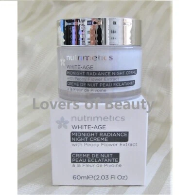 Nutrimetics White Age Midnight Radiance Night Creme 60ml FREE SHIPPING RRP $70 - Image 1 of 2