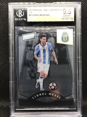 Lionel Messi 2017 Panini National Convention VIP Gem Mint SP BGS 9.5 - Image 1 of 2