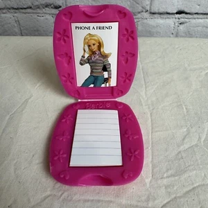 Vintage Mattel Barbie Compact Case Notizblock Phone A Friend Butterfly Pink 1997 - Bild 1 von 5