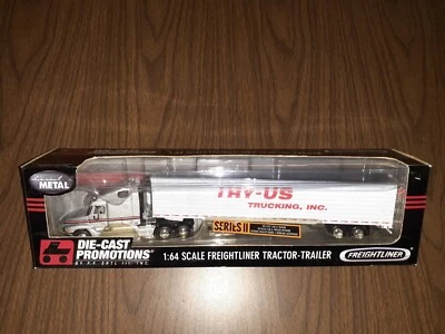 Remolque frigorífico DCP 30213 Try-Us Trucking Freightliner 1/64 Foto 1 de 4